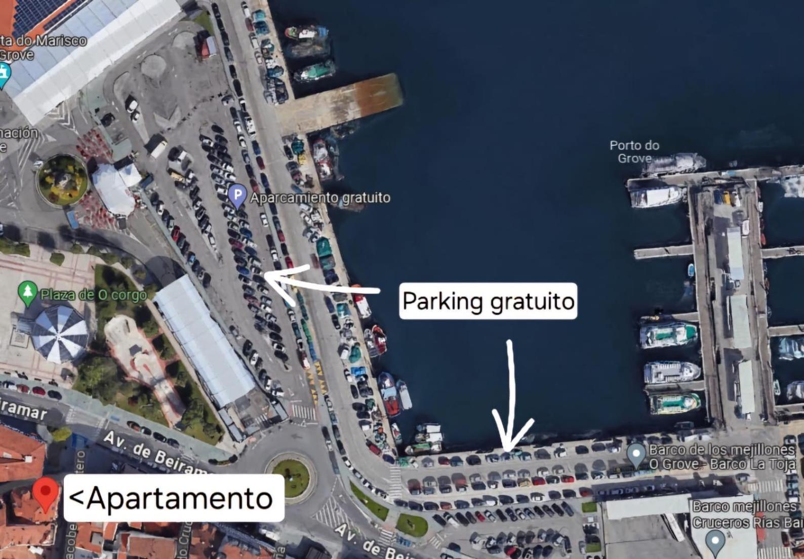 Апартаменты P2 O Grove Centro Con Vistas Al Mar Экстерьер фото